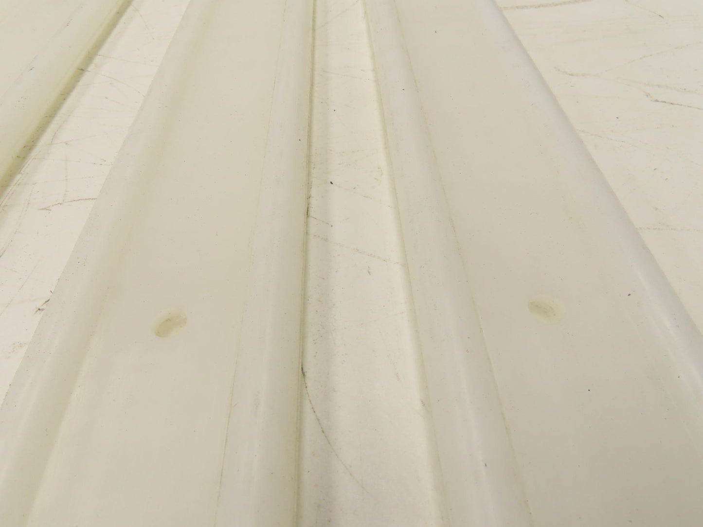 PTFE Conveyor Nylon Slide Guard 3/4"Dia Edge 3-1/2"Height 47-1/2"Length Lot of 6