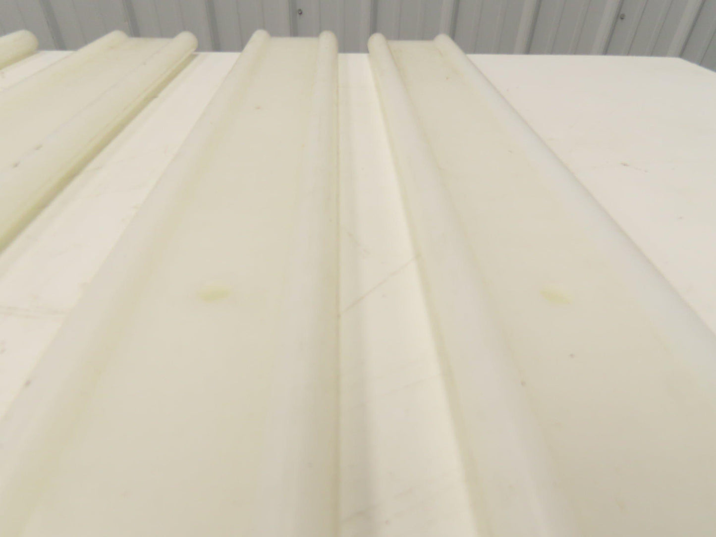 PTFE Conveyor Nylon Slide Guard 3/4"Dia Edge 3-1/2"Height 47-1/2"Length Lot of 6