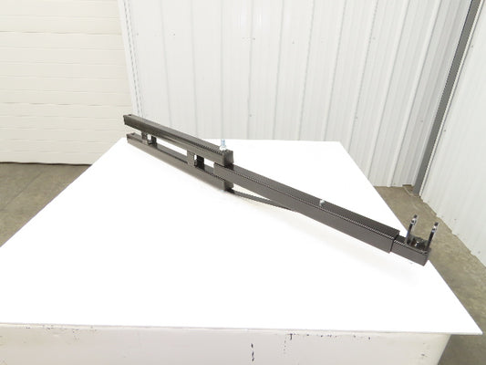 Heavy Duty Loading Dock Light/Fan Mounting Arm Assembly Adjustable 58"-63"