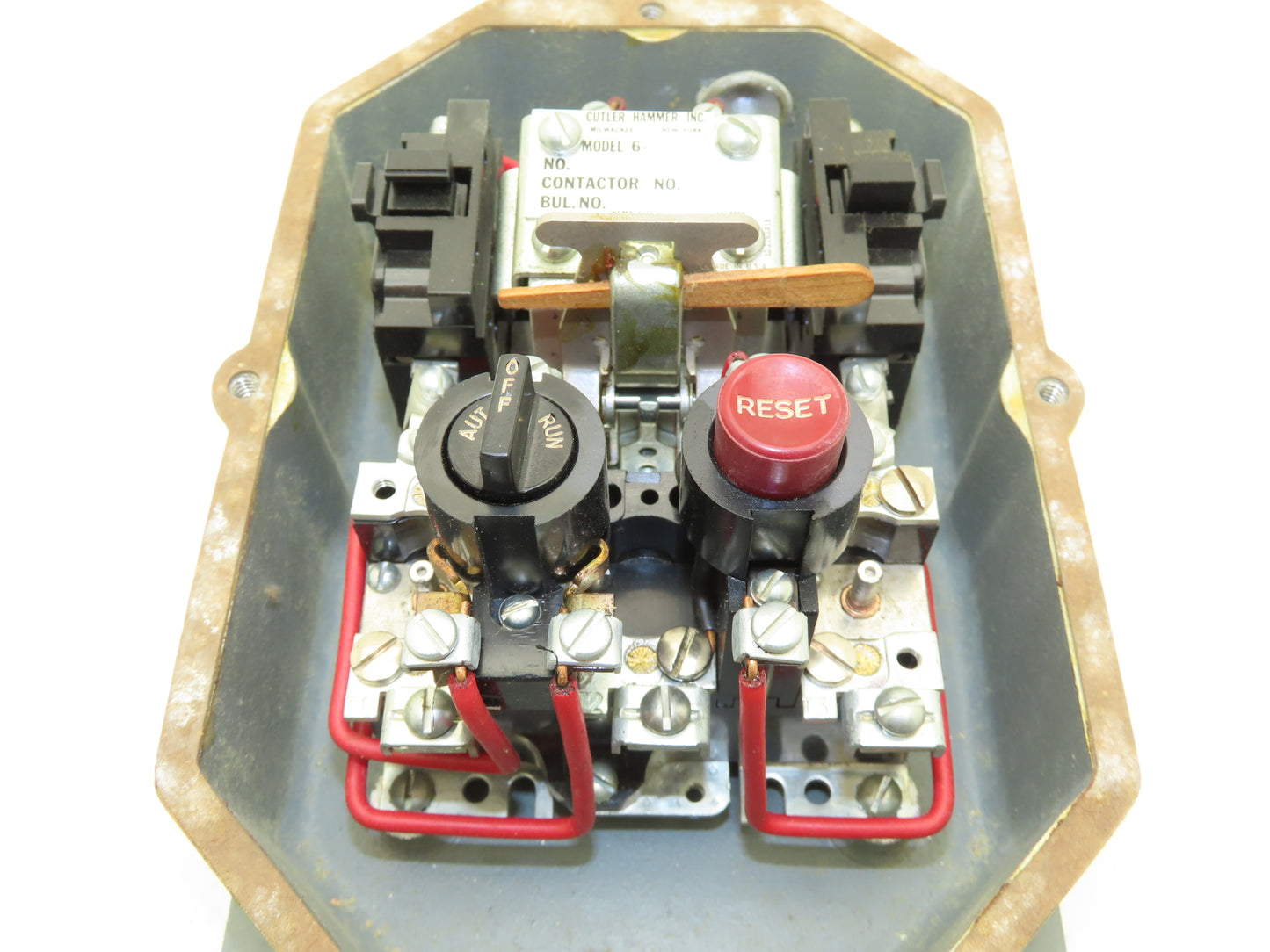 Cutler Hammer 6-1-3 Manual Motor Starter Control Enclosure 10x6.5x6" Haz Loc