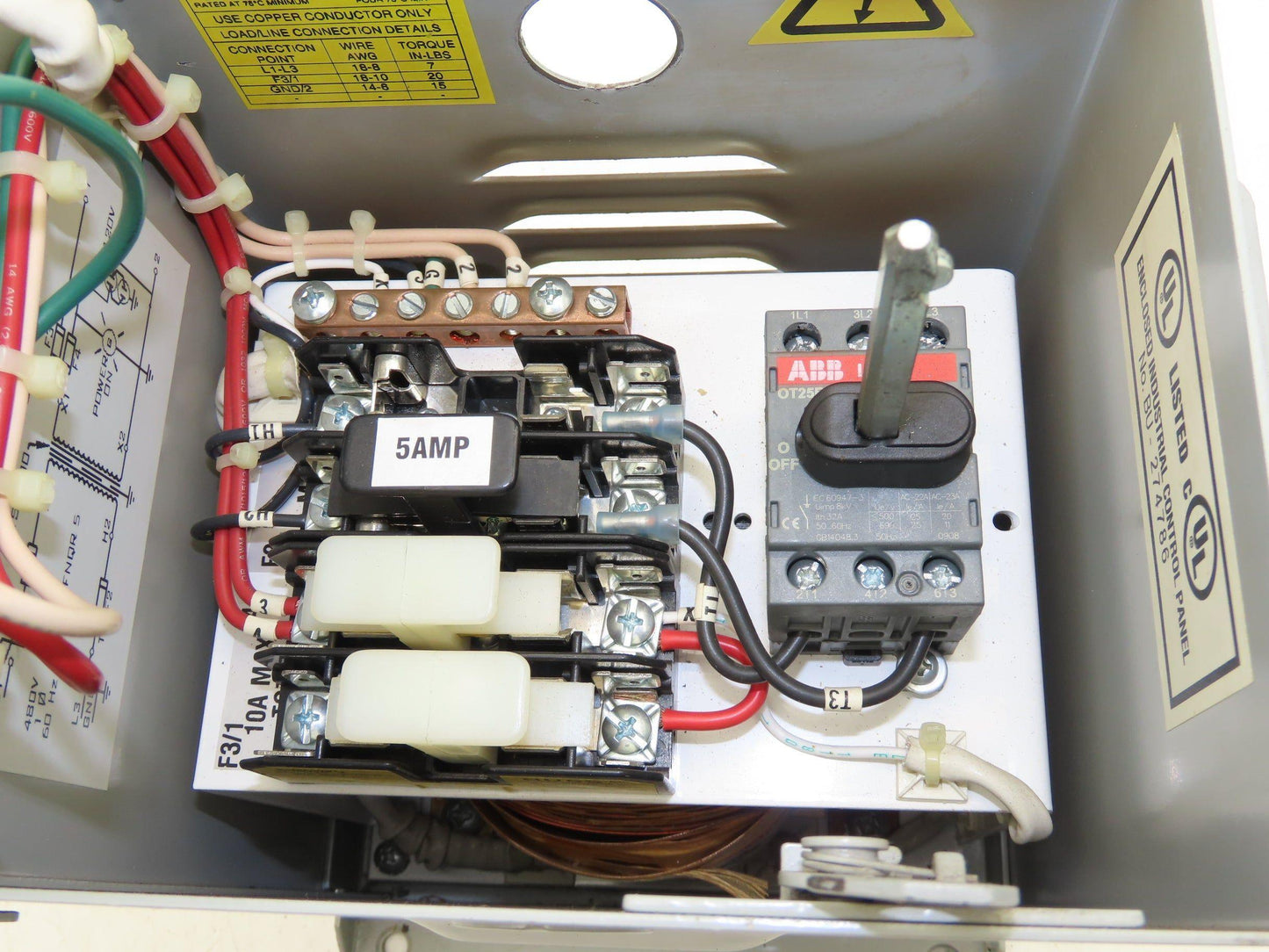 Daykin MDGTA-05 Stepdown Power Transformer Disc 1000VA HV 480 LV 120 1PH 8.3A