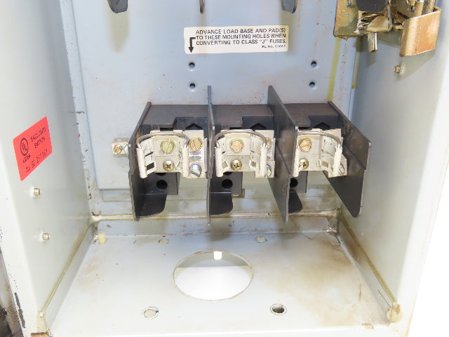 Siemens HF362J Safety Disconnect Switch 60A 3 Pole 600V AC Fusible