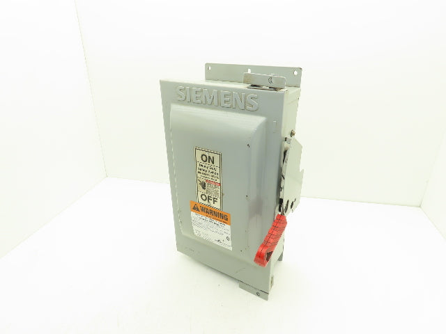 Siemens HF362J Safety Disconnect Switch 60A 3 Pole 600V AC Fusible