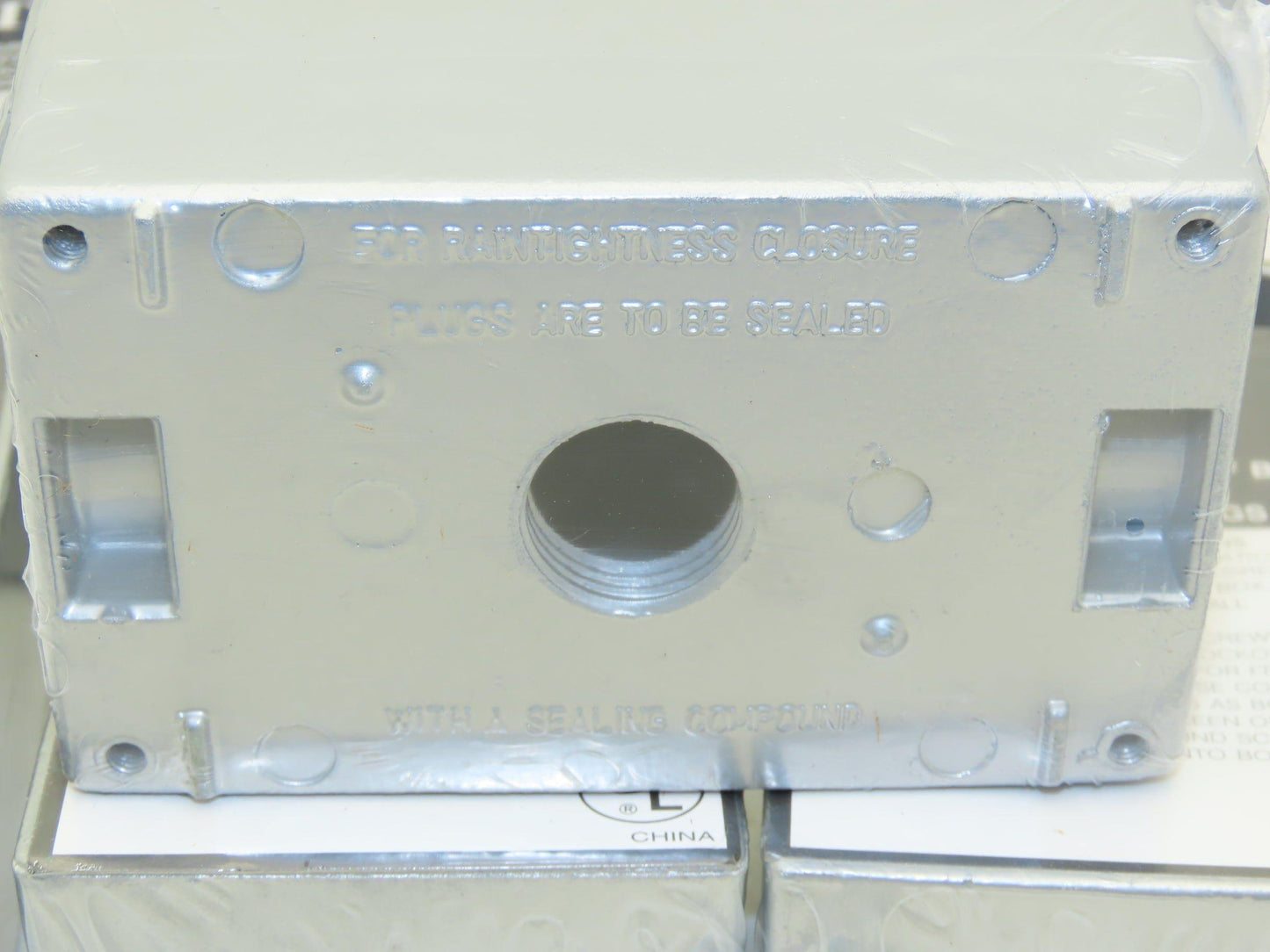 RT FSB50-3 Weatherproof 1-Gang Outlet Box 3-Hole 1/2"NPT  Lot of 20