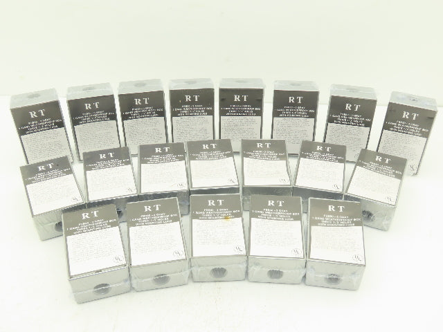 RT FSB50-3 Weatherproof 1-Gang Outlet Box 3-Hole 1/2"NPT  Lot of 20
