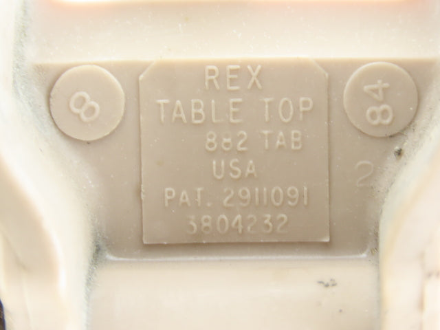 Rexnord 882 TAB 4.5" TableTop Chain Plastic Conveyor Belt Side-Flex 7' 7" Tan