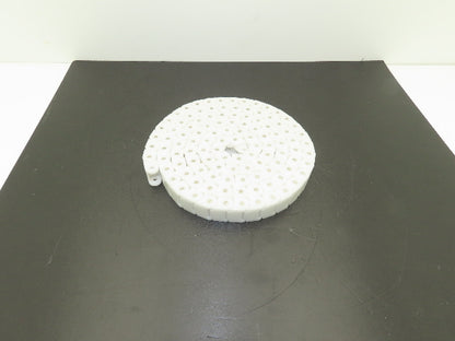 Tsubaki RSP 60P Flat Top Plastic Conveyor Chain White Poly 3/4"Pitch 1.18"W 7'L