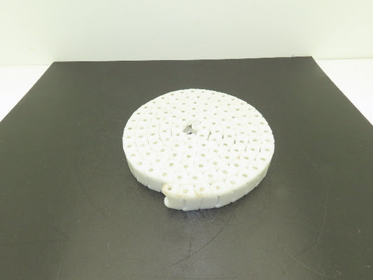 Tsubaki RSP 60P Flat Top Plastic Conveyor Chain White Poly 3/4"Pitch 1.18"W 7'L