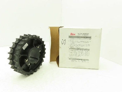 Rexnord NS820-25T-2-1KW-1SS Double Sprocket for TableTop Conveyor Chain 2" Bore