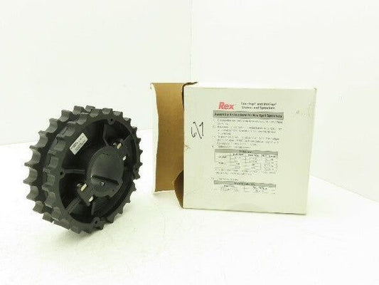 Rexnord NS820-25T-2-1KW-1SS Double Sprocket for TableTop Conveyor Chain 2" Bore