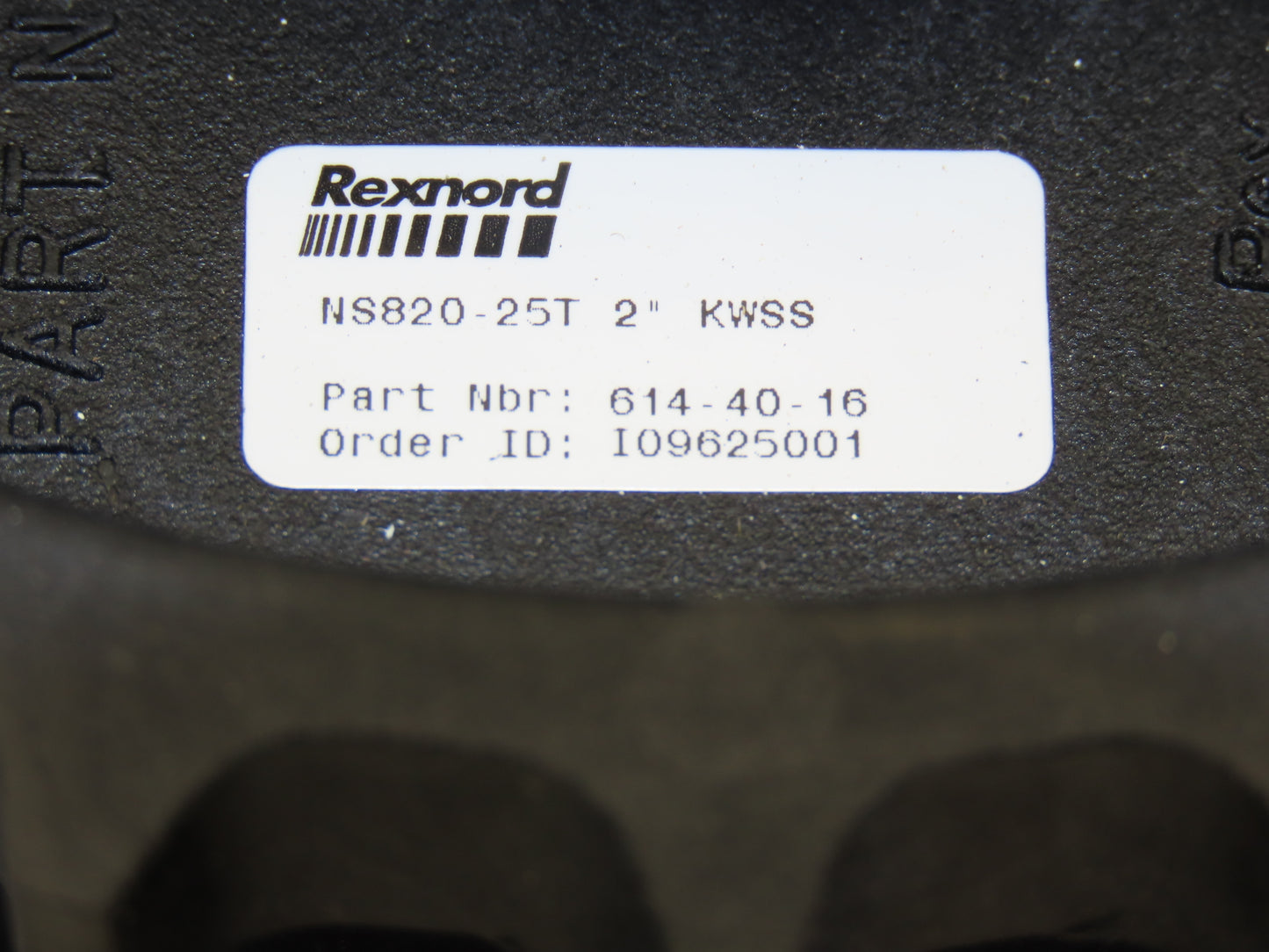 Rexnord NS820-25T-2-KWSS Double Sprocket for TableTop Conveyor Chain 2" Bore