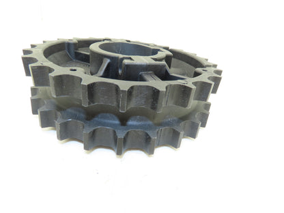Rexnord NS820-25T-2-KWSS Double Sprocket for TableTop Conveyor Chain 2" Bore