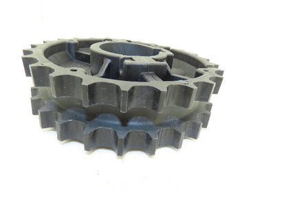 Rexnord NS820-25T-2-KWSS Double Sprocket for TableTop Conveyor Chain 2" Bore