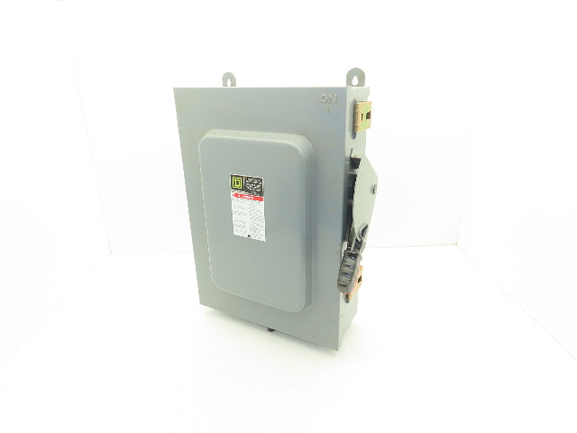 Square D HU461 Disconnect Safety Switch 30A 600V Non-Fused 4 Pole