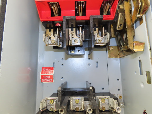 General Electric TH3362J Model GE Safety Disconnect Switch 60A 600VAC