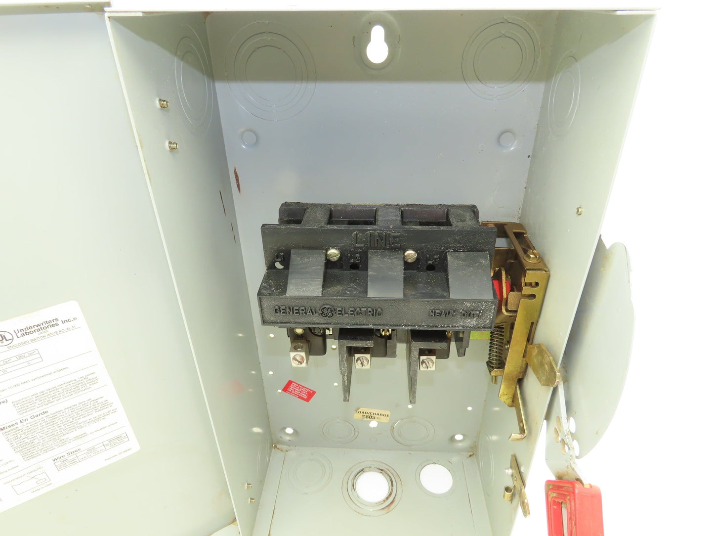 General Electric THN3362 Model 10 GE Safety Disconnect Switch 60A 600VAC