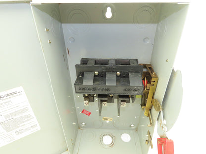General Electric THN3362 Model 10 GE Safety Disconnect Switch 60A 600VAC