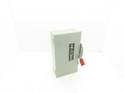 General Electric THN3362 Model 10 GE Safety Disconnect Switch 60A 600VAC