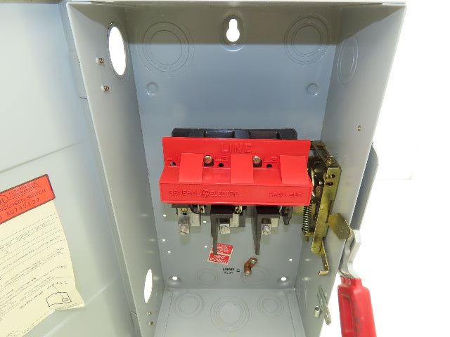 General Electric THN3362 Model 7 GE Safety Disconnect Switch 60A 600VAC