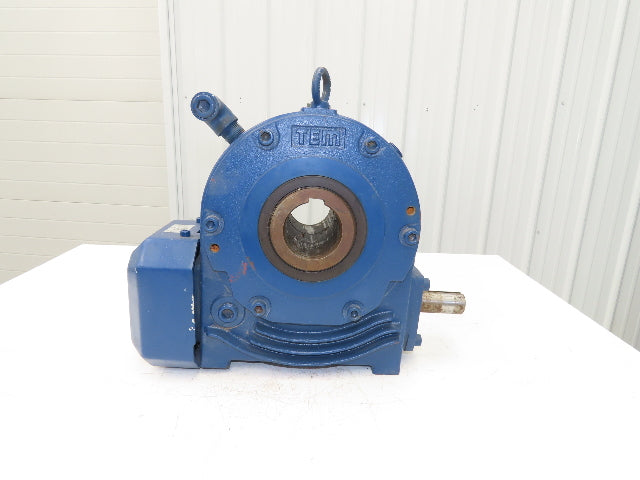 Tsubaki TD125H50VRF Troi Drive Worm Drum Gearbox 50:1 Reducer 70mm Hollow Shaft