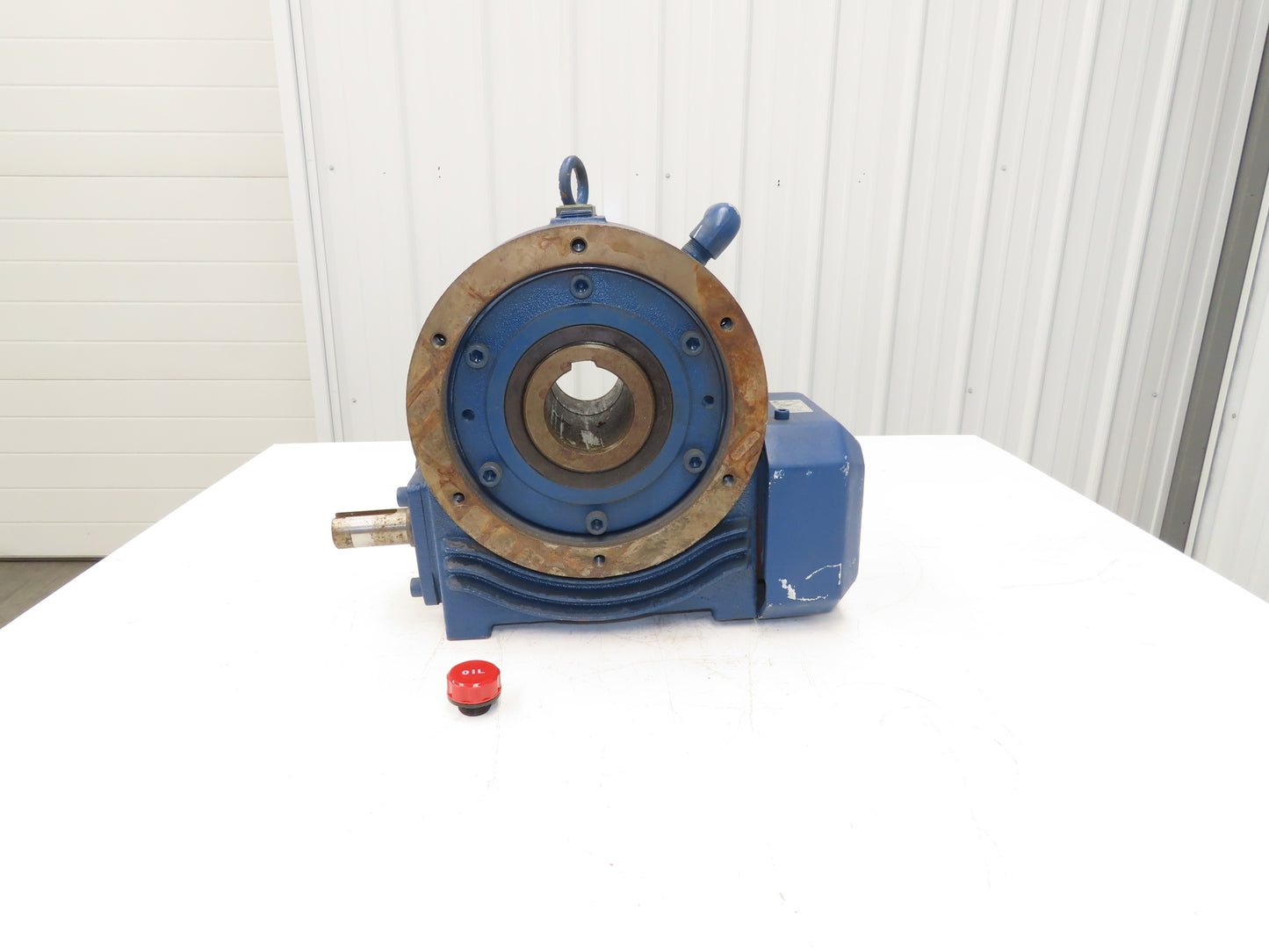 Tsubaki TD125H50VRF Troi Drive Worm Drum Gearbox 50:1 Reducer 70mm Hollow Shaft