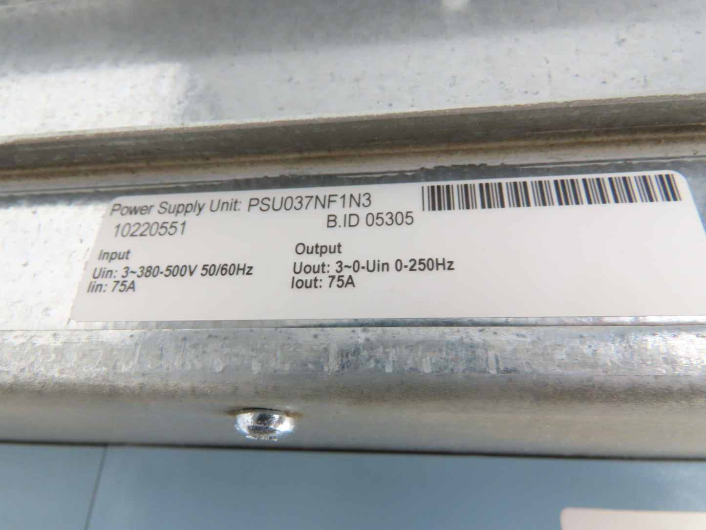 KoneCranes D2V037NF1N03 Variable Frequency Drive Hoist Inverter 480V 75A 50kVA