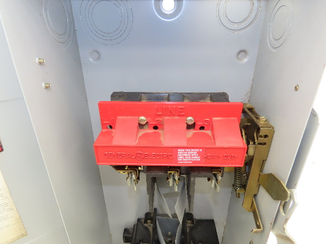 General Electric TH3363 Electrical Safety Disconnect Switch 100A 600V Fused