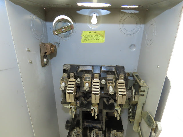General Electric TH3363 Electrical Safety Disconnect Switch 100A 600V Fused
