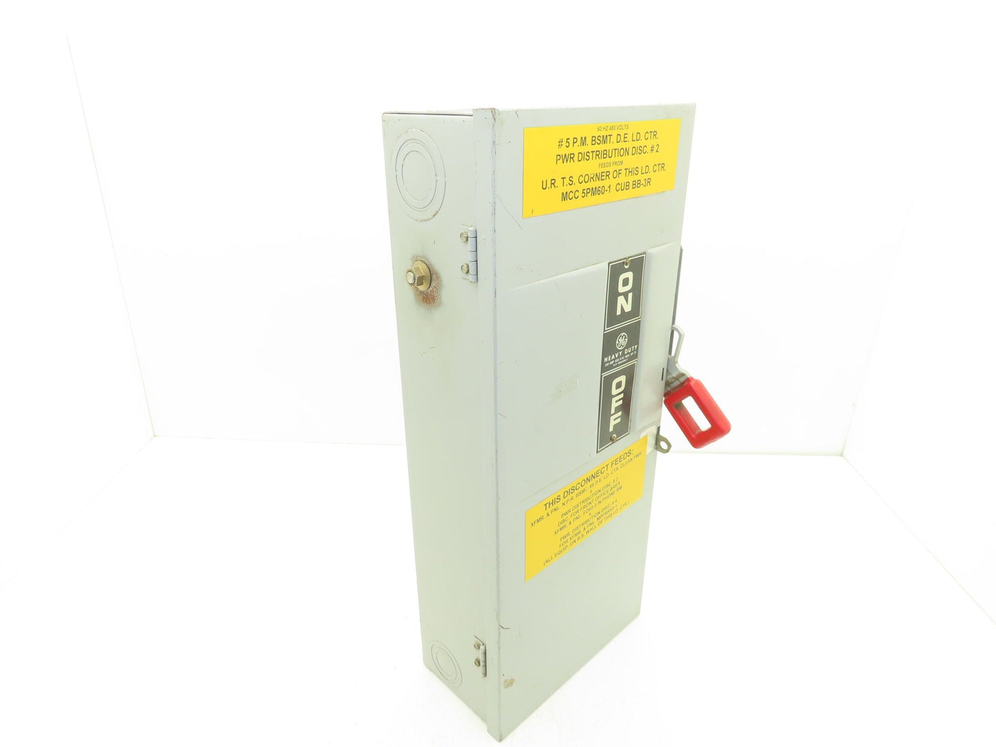 General Electric TH3363 Electrical Safety Disconnect Switch 100A 600V Fused