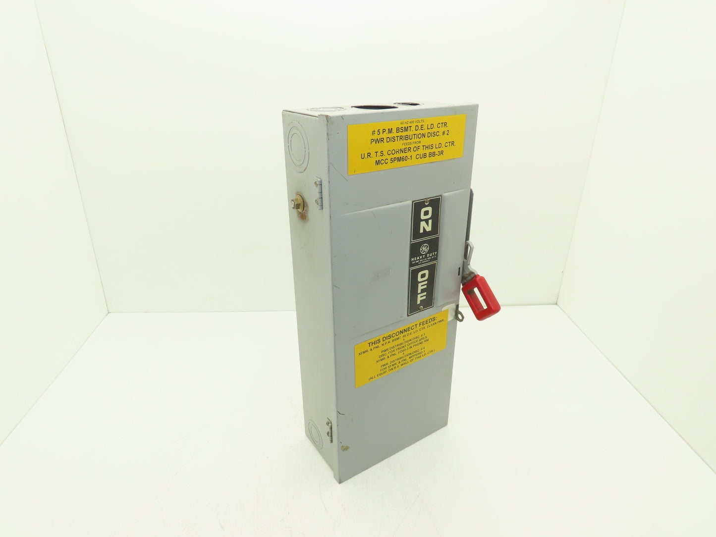 General Electric TH3363 Electrical Safety Disconnect Switch 100A 600V Fused