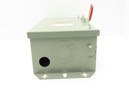 Westinghouse HFN362 Safety Disconnect Switch 60A 600VAC
