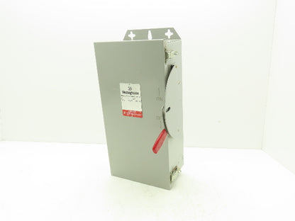 Westinghouse RHUN361 Safety Disconnect Switch 30A 600VAC 30HP