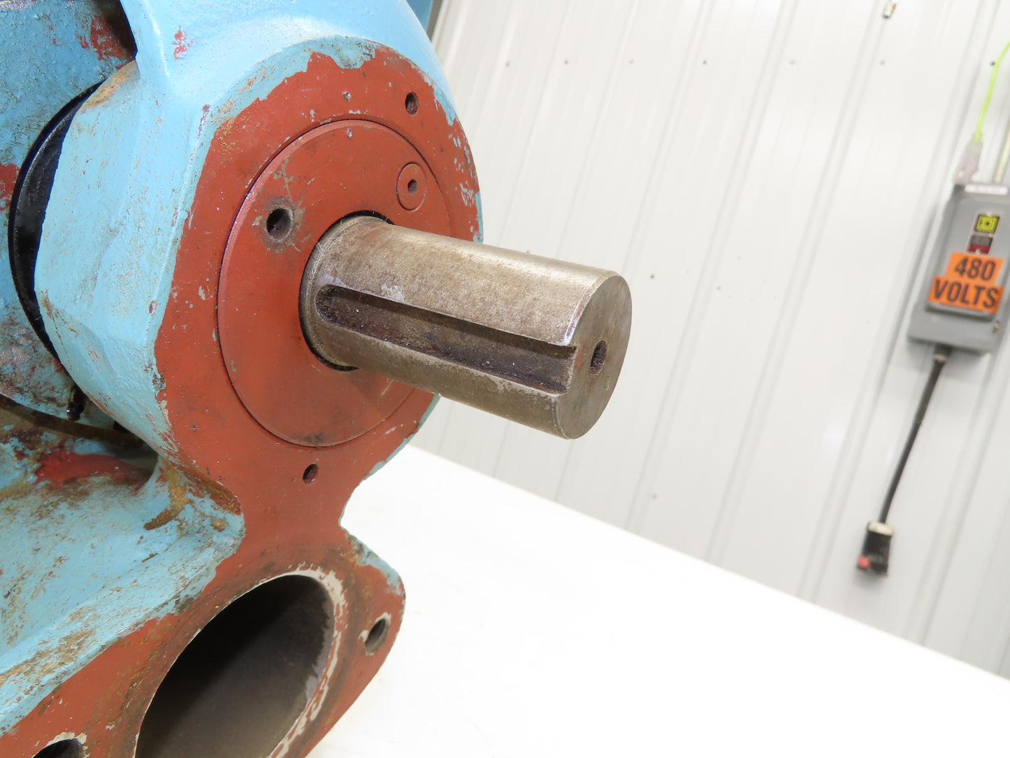 Buhler-Miag 22/22 MPSE Blow Thru Rotary Airlock Feeder Valve 8x8" Square Flange