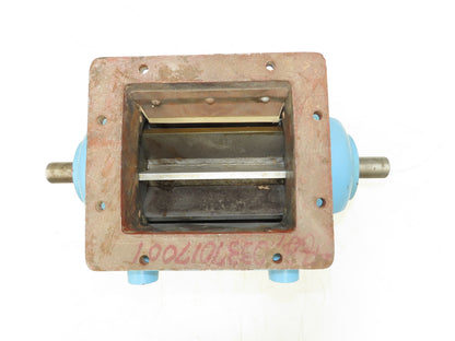 Buhler-Miag 22/22 MPSE Blow Thru Rotary Airlock Feeder Valve 8x8" Square Flange