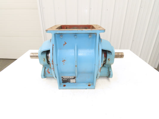 Buhler-Miag 22/22 MPSE Blow Thru Rotary Airlock Feeder Valve 8x8" Square Flange