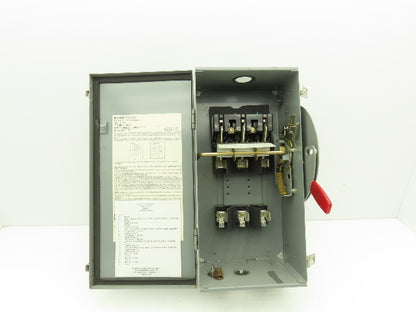 Westinghouse JHFN361 Safety Disconnect Switch 30A 600VAC