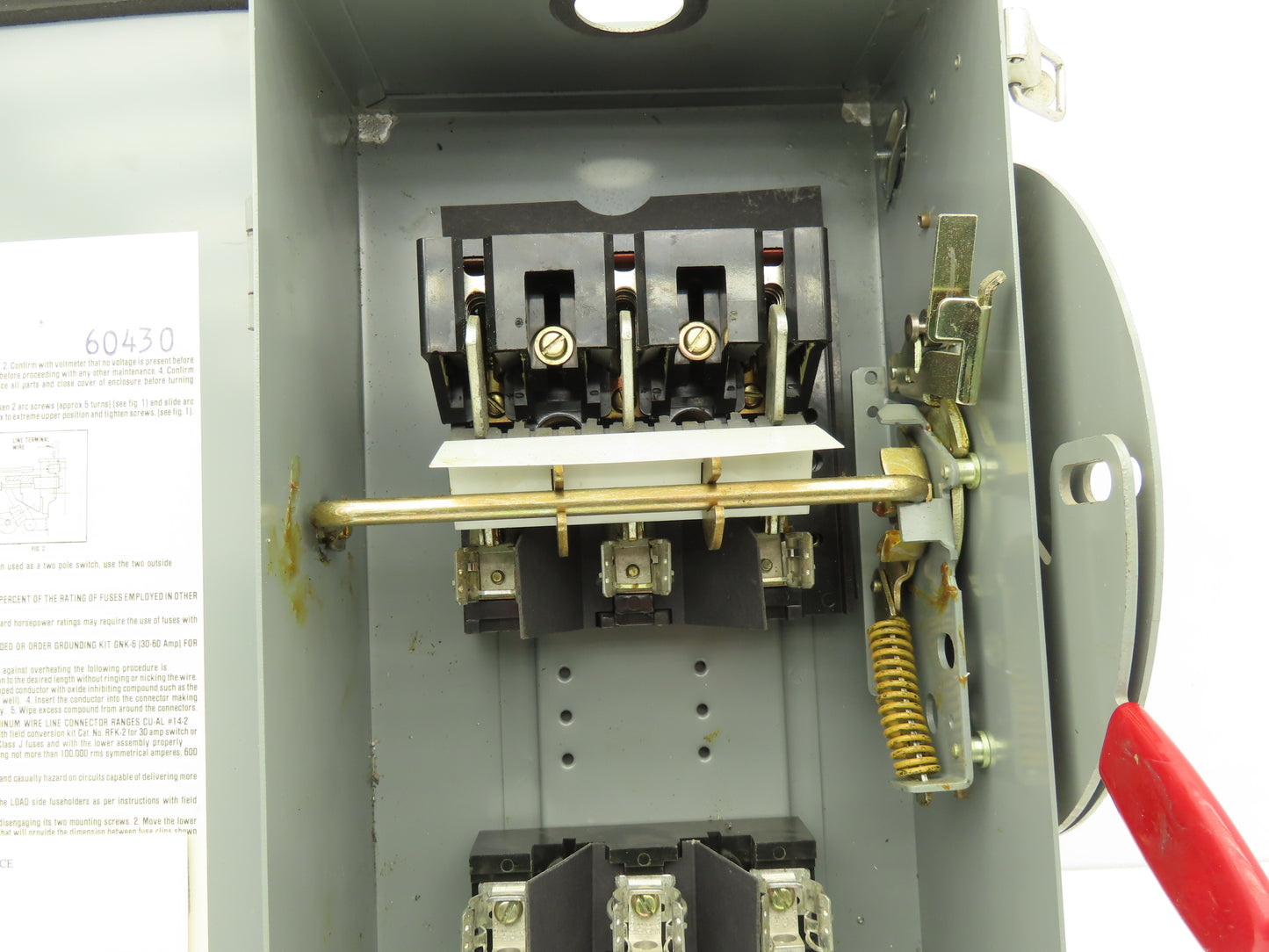 Westinghouse JHFN361 Safety Disconnect Switch 30A 600VAC