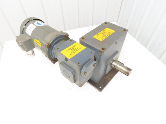 Falk 1425WBWM2A Omnibox Gear Motor Double Reducer 400:1 Gearbox 4.3rpm 1Hp 140TC