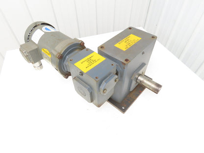 Falk 1425WBWM2A Omnibox Gear Motor Double Reducer 400:1 Gearbox 4.3rpm 1Hp 140TC