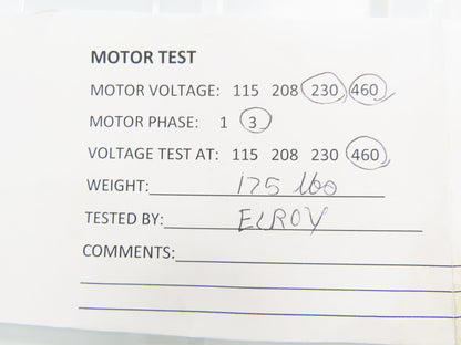 Falk 1425WBWM2A Omnibox Gear Motor Double Reducer 400:1 Gearbox 4.3rpm 1Hp 140TC