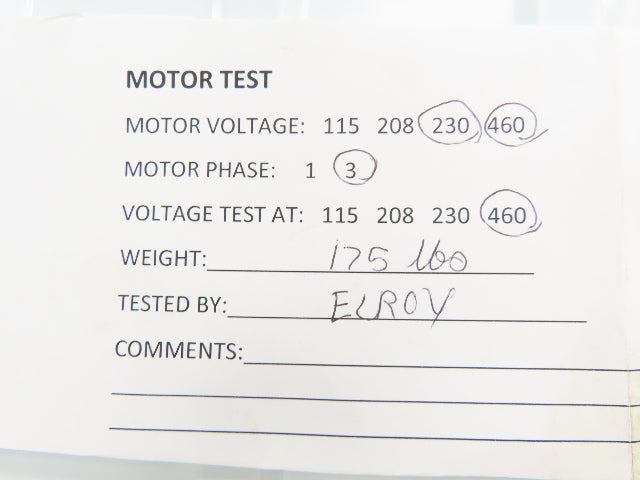 Falk 1425WBWM2A Omnibox Gear Motor Double Reducer 400:1 Gearbox 4.3rpm 1Hp 140TC