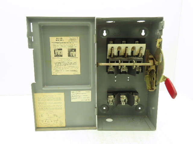 Furnas 73HA361CB Safety Disconnect Switch Fused 30A 600VAC
