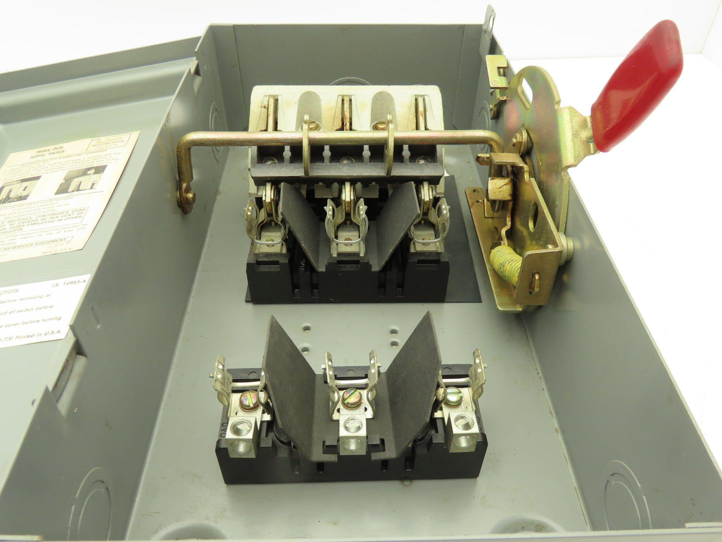 Furnas 73HA361CB Safety Disconnect Switch Fused 30A 600VAC