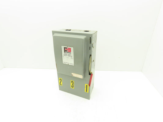 Furnas 73HA361CB Safety Disconnect Switch Fused 30A 600VAC