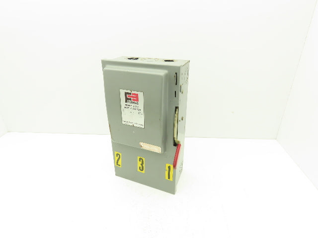 Furnas 73HA361CB Safety Disconnect Switch Fused 30A 600VAC