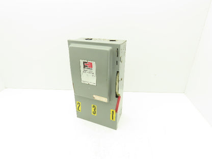 Furnas 73HA361CB Safety Disconnect Switch Fused 30A 600VAC