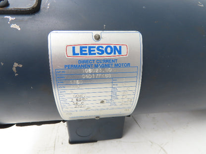 Leeson 108023.00 Permanent Magnet DC Motor 1HP 1750 Rpm 180VDC 5A ZS56C Frame