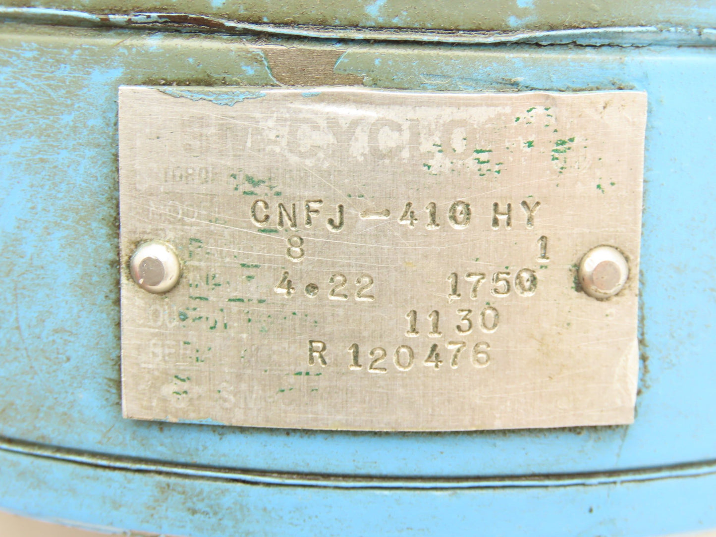 Sumitomo CNFJ-410 HY SM Cyclone Inline Gear Reducer 8:1 Ratio 220RPM