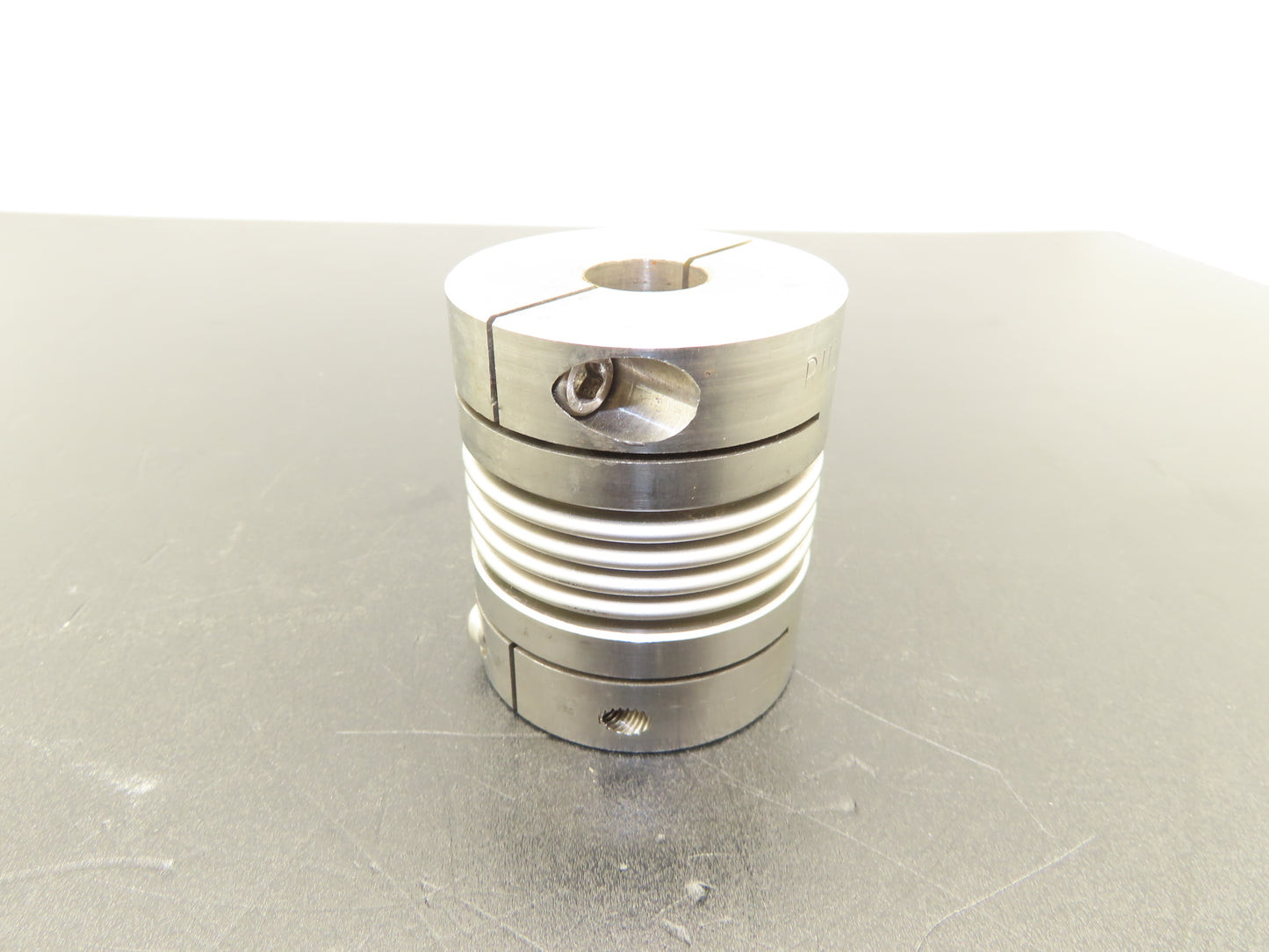 Ruland BC32-12-8-A Aluminum Bellows Coupling 3/4"x 1/2" Bore Flex Shaft Coupler