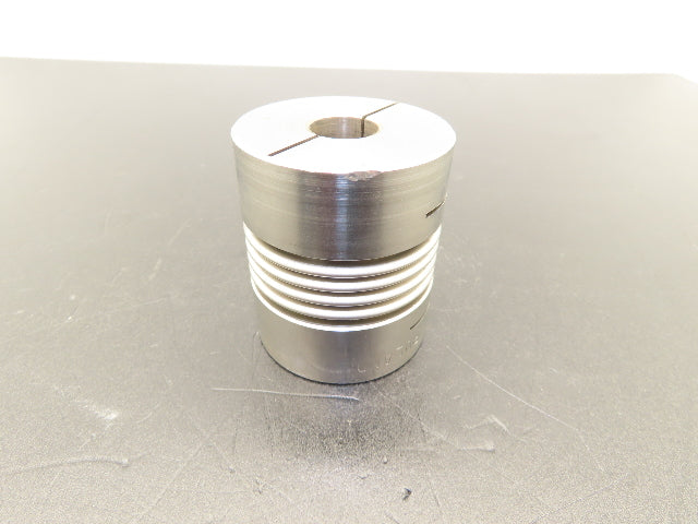 Ruland BC32-12-8-A Aluminum Bellows Coupling 3/4"x 1/2" Bore Flex Shaft Coupler